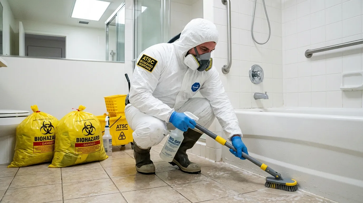 Decontamination equipment deployed for Blood Cleanup in Worth